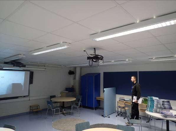 Kiinteistön valaistusjärjestelmät ovat kokonaisuudessaan edelleen toimintakuntoisia ollen