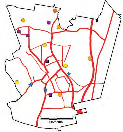 6.3 Järvenpää Järvenpää on 37 500 asukkaan kaupunki. Autoliikenne aiheuttaa hiilimonoksidipäästöt sekä valtaosan typenoksidi- ja hiilivetypäästöistä.