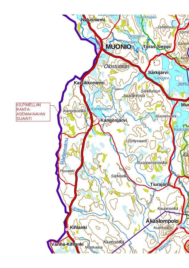 Muonio KILPIMELLAN RANTA- ASEMAKAAVAN MUUTOS Kortteli 2 rakennuspaikka 2 ja