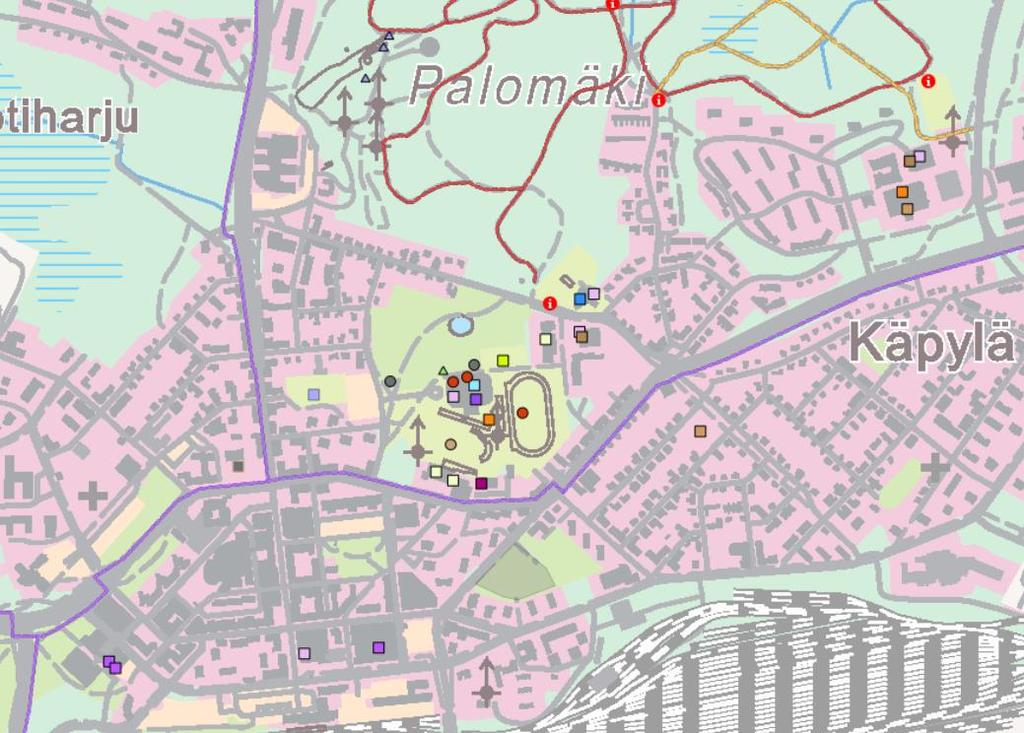 Lähteet: Lipas tietokanta, Kouvolan kaupunki, Sport Venuen tietokanta 1. Yhteenveto 2. Sijainti ja demografia 3. Vertailu 4. Tulevaisuuden mahdollisuudet 5.