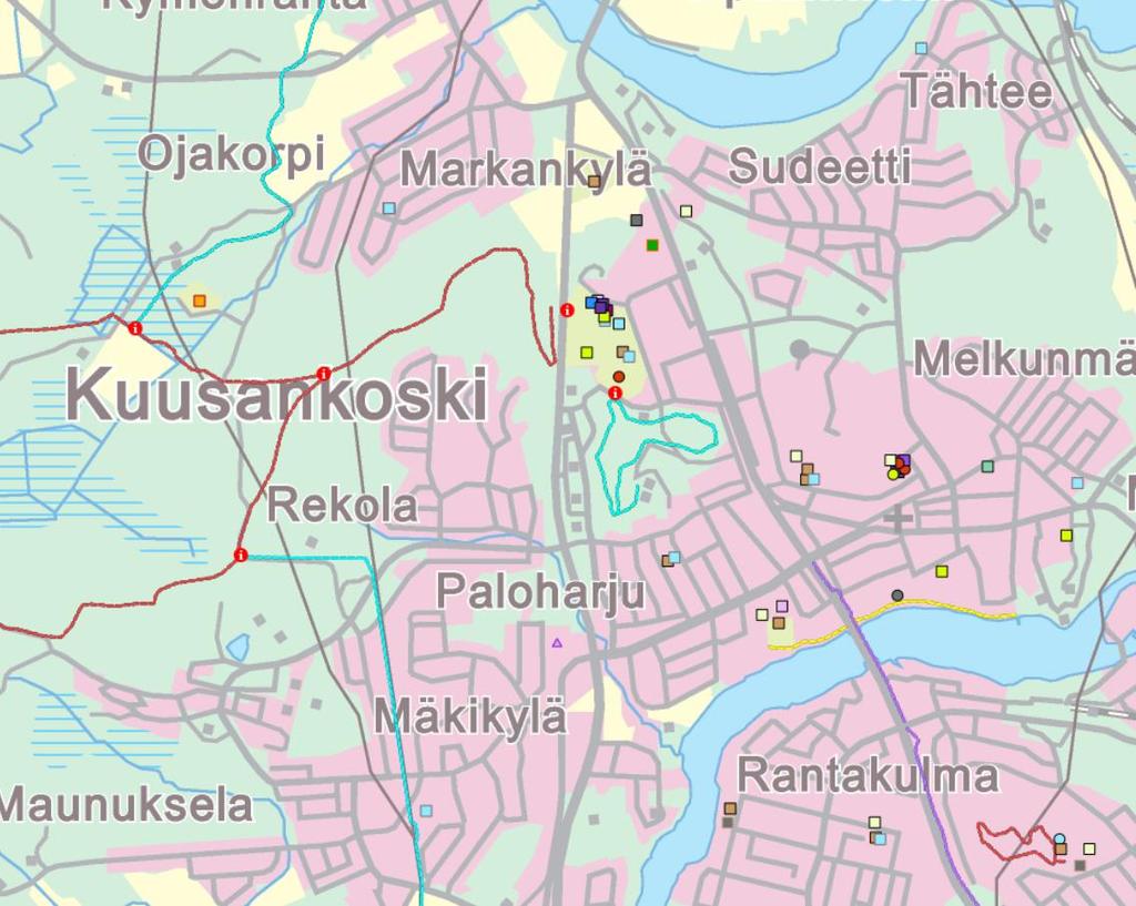 Lähteet: Lipas tietokanta, Kouvolan kaupunki, Sport Venuen tietokanta 1. Yhteenveto 2. Sijainti ja demografia 3. Vertailu 4. Tulevaisuuden mahdollisuudet 5.