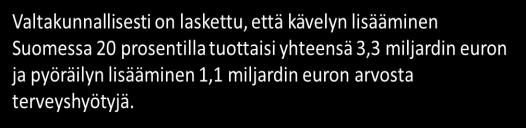 Matka-ajassa on huomioitu eri kulkutavat ja niiden yhdistelmät.