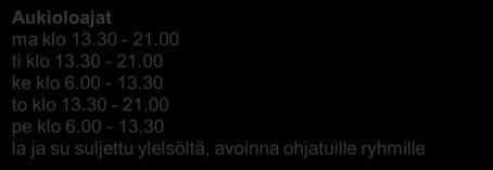 ryhmittäin Inkeroinen tasatunnein Kävijät ryhmittäin Valkeala tasatunnein