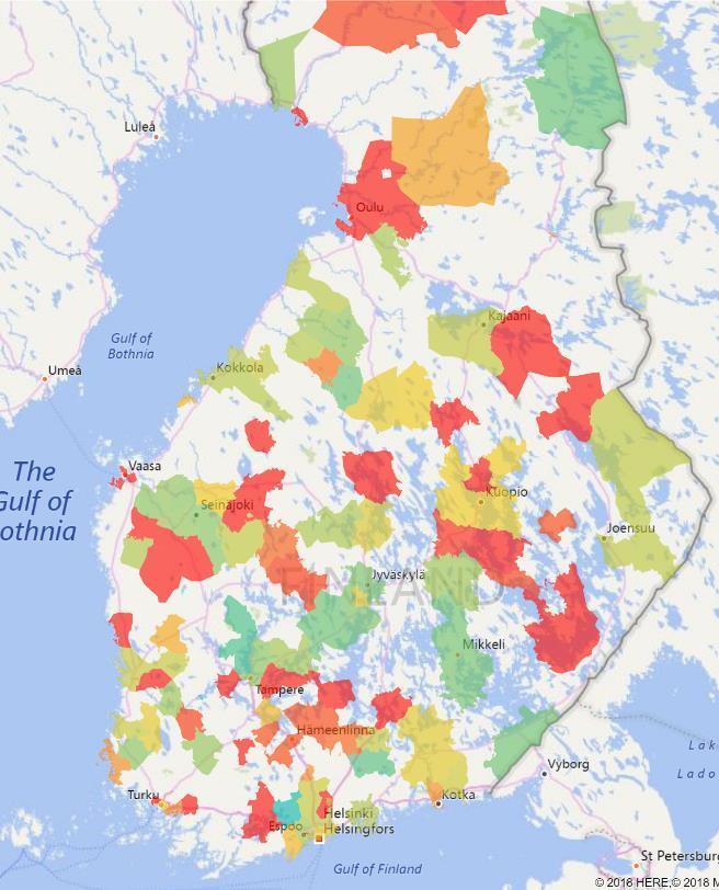 UIMAHALLIEN RUUHKAISUUS 2016 Kävijäkerroin = RT kortin suositus 5.5 x asukasluku. Suositus 6.