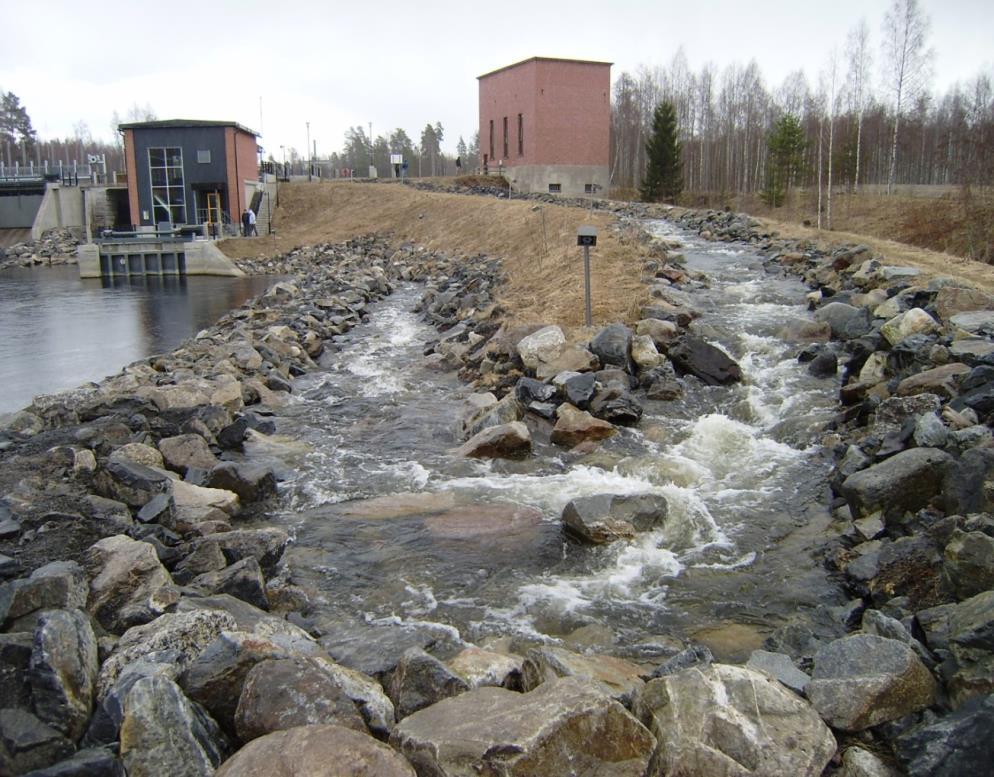 Kissakoski, Hirvensalmi Suunniteltu kynnyksillä ja altailla, toteutuksessa myös