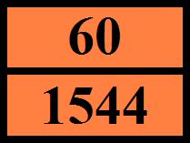 Oranssikilpi : Tunnelirajoitus (ADR) : D/E - Merikuljetukset Erityismääräykset (IMDG) : 43, 274 Rajoitetut määrät (IMDG) Vapautetut määrät (IMDG) Pakkausohjeet (IMDG) IBC-pakkausohjeet (IMDG)