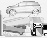 186 Auton hoito venttiilin kohdalle ennen asennusta. Asenna pyöränmutterien suojukset. Asenna keskiösuojus alumiinivanteisiin. 11. Asenna nostokohdan suojus kynnyspaneeleilla varustetuissa versioissa.