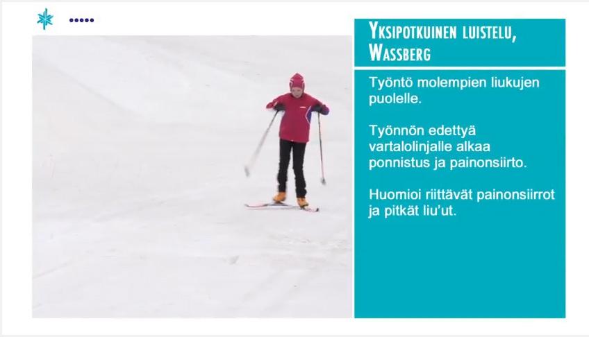 9.1.3. WASSBERG Wassbergissa työnnetään molemmille puolille samanlainen ja saman mittainen tasatyöntö.
