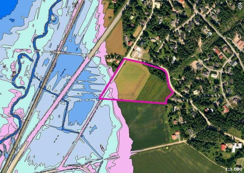 3.2.3 Pinta- ja pohjavedet sekä tulvariskikartoitus Suunnittelualue ei sijaitse pohjavesialueella. Kyrönjoen vesistöalueelle on laadittu tulvariskien hallintasuunnitelma vuosille 2016-2021.