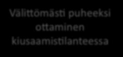 Lapselle on hyvä opettaa, että jos hän huomaa jotakuta kiusattavan, on aikuiselle mentävä heti kertomaan ja kiusaajalle pitää sanoa: "Älä kiusaa!