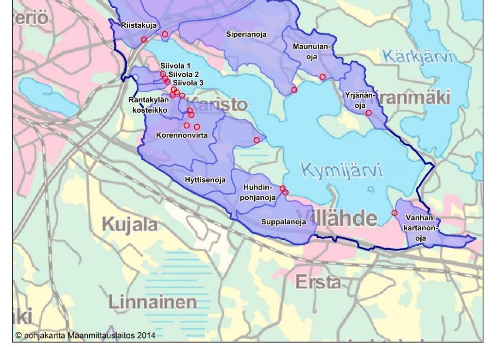 KOKONAISTYPEN KUORMITUS MAATALOUS 15 KG/HA/A METSÄTALOUS 5,8 KG/HA/A LUONNONHUUHTOUMA-ALUEET 1,3