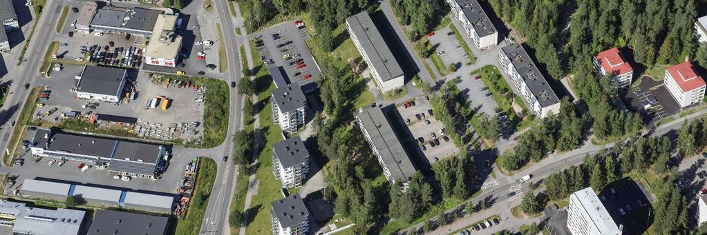 Ilmakuva suunnittelualueesta ja lähiympäristöstä (2015