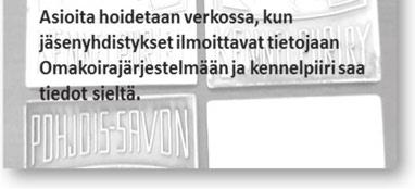 Tallentakaa kuvat jpg tai tiff muotoon ja tekstit doc-muotoon. ROTUJAOSTOT: Lehden uudistuttua, lehtitoimikunta on päättänyt antaa kennelpiirin rotujaostoille enemmän palstatilaa lehdessä.