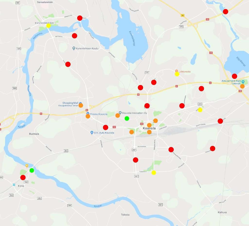 KOUVOLA Lähiöt