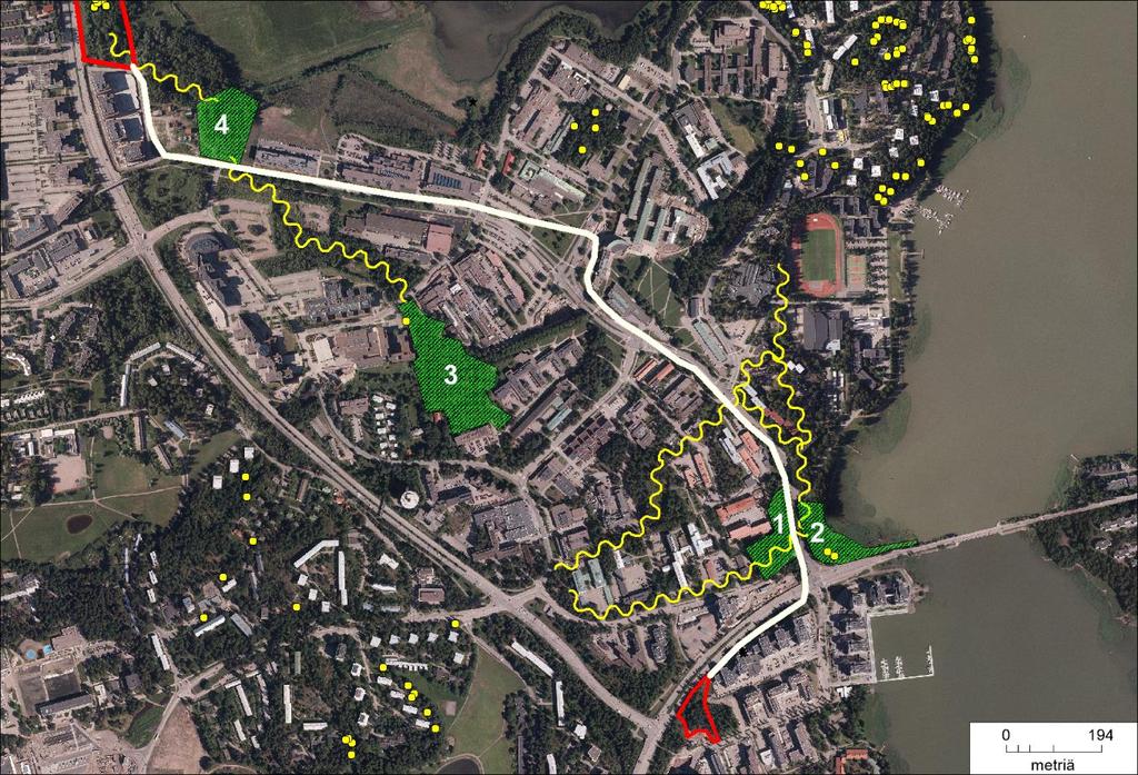 4.1.1 Kasvillisuus ja luonnonolojen yleiskuvaus Raide-Jokerin päätepisteessä oleva Keilaniemen metsäkuvio on puolen hehtaarin laajuinen alue Karhusaarentien ja Keilarannan toimistotalojen välissä.