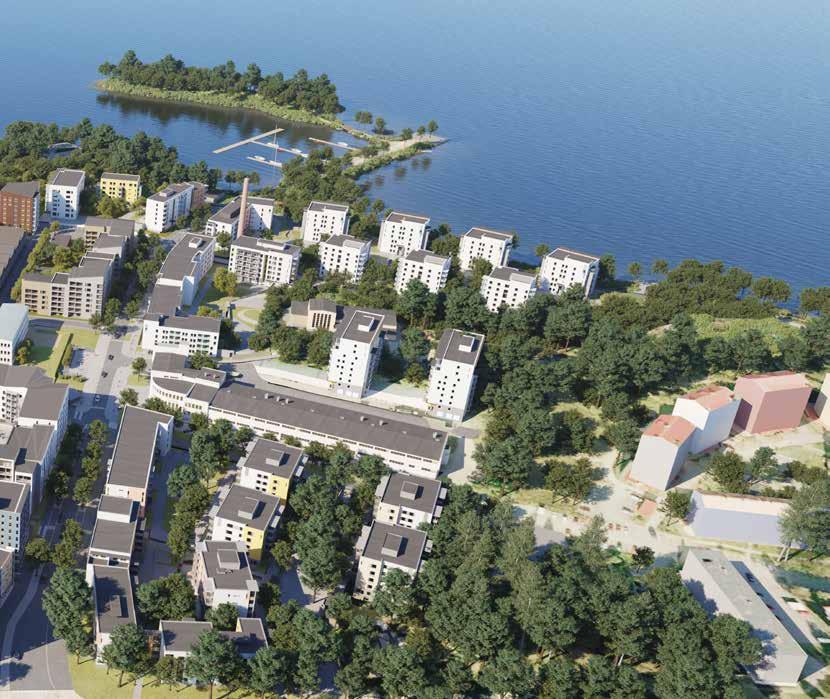 2 Kuva: visualisointi 1 5 4 3 6 10 11 9 8 7 14 15 13 NIIO HÄRMÄÄN KATU KONTTIUKINKATU JÄT TOMUTUS As Oy Tampereen Härmälänrannan udvig