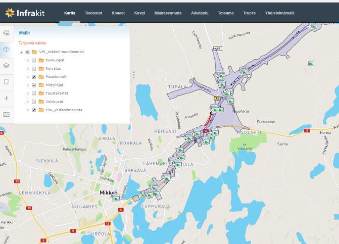 VERTAILUKOHTANA MALLIEN HYÖDYNTÄMINEN TIENRAKENTAMISEN TARJOUSVAIHEESSA Tarvittavat