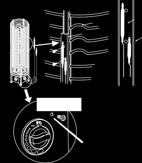 Ylikuumenemissuojan nollaaminen Resetting over heated thermostat Kuva 6 Fig.