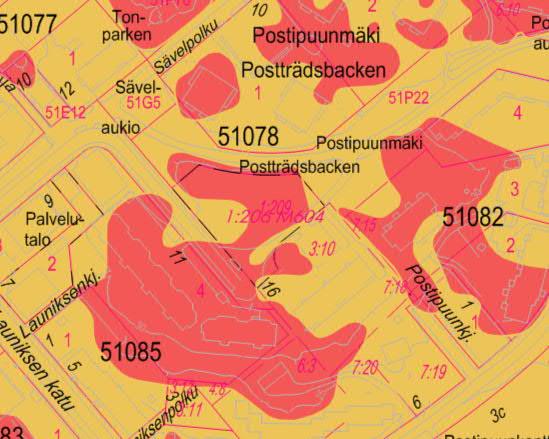 17 (27) Palvelut Postipuunmäellä ei ole Postipuun koulun ja päiväkodin lisäksi julkisia palveluita, vaan alue nojautuu Leppävaaran keskustan palveluihin.