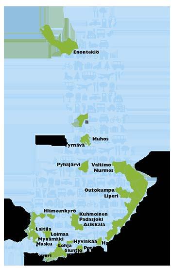 3. Suuri ja kasvava joukko 2008 5 kuntaa, yhteensä 36 000 asukasta Ingressi / Leipäteksti