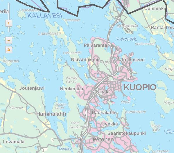 8 ILMANLAADUN MITTAUSASEMAT JA MITATTAVAT EPÄPUHTAUDET KUOPIOSSA, SIILINJRVELLÄ JA SUONENJOELLA VUONNA 2017 Mittausasema Edustavuus SO 2 TRS NOx O 3 PM 10 PM 2,5