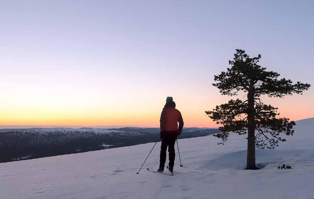 On toukokuinen yö Kesänkitunturissa. Äkäslompolon tunturikylä on hiljennyt.