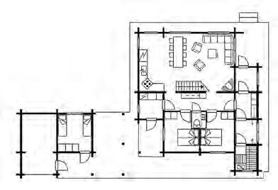 Isot mökit 3. Mansion Kettu MANSION KETTU. krs.