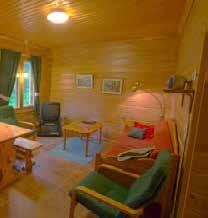 Cabin cosy, comfortable and well-equipped with superb sauna.