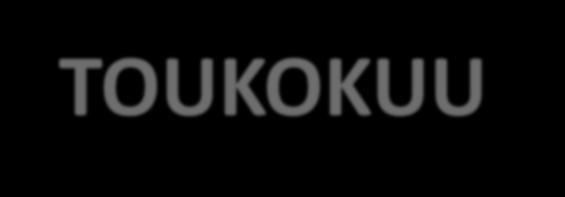 TOUKOKUU - ympäristö Toukokuun teema Ympäristö liittyi heräävään kevääseen ja kesään sekä odotukseen tulevasta kesästä.