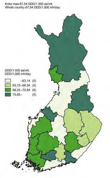 valmisteiden kulutus