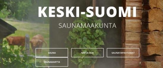 Saunamaakuntaviikko 30.6-7.7.2018 - mukana ennätyspaljon saunoja Saunat lämpeävät jälleen ympäri Keski-Suomen 30.6.-7.7.2018. Saunamaakuntaviikkoon ilmoitettiin mukaan noin 30 saunaa 15 Keski-Suomen kunnassa.