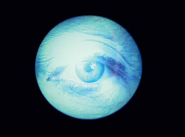 Tony Oursler: Lens Flare Eye, 2005, EMMA
