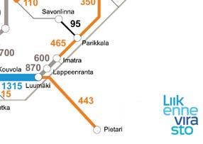 Pyöräilymäärät keskustassa ovat lisääntyneet verkon kehi ämisen myötä, mu a pyöräilyolosuhteissa on edelleen kehite ävää.