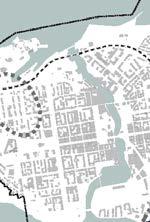 Rajaus on suuntaa-antava. Maisemaan kohdistuvien muutosten vuoksi korkea rakentaminen edelly ää aina hyvää suunni elua. Lähiympäristön laadun parantamista on koroste u kompensoimaan mm.