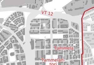 sisältäviä kaupunginosia: lännessä Amuri ja Pyynikinrinne, pohjoisessa Tampella, Armonkallio ja