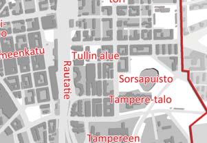 Keskustan henkinen ja fyysinen yhteys järvien rannoille on puu eellinen. Järvien rannoilla on mm.