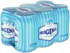 1,95/plo ORIGINA ONG DRINK 5,5 %, 0,33 l/plo, 6-pack ME 4 pack 53,96/ME 13,49/6-pack HAPPY JOE CRISPY PEAR 4,7 %, 0,33 l/plo, ME 24 plo/ltk 46,80/ME 1,95/plo APIN KUTA PURE 4,5% 31,5 cl/plo, KP, ME