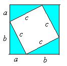 Kulma, joka muodostuu kulmista α, ja, on oikokulma, jolloin väistämättä 180. Väite on siis tosi. Esimerkki. Todistetaan Pythagoraan lause oikeaksi.