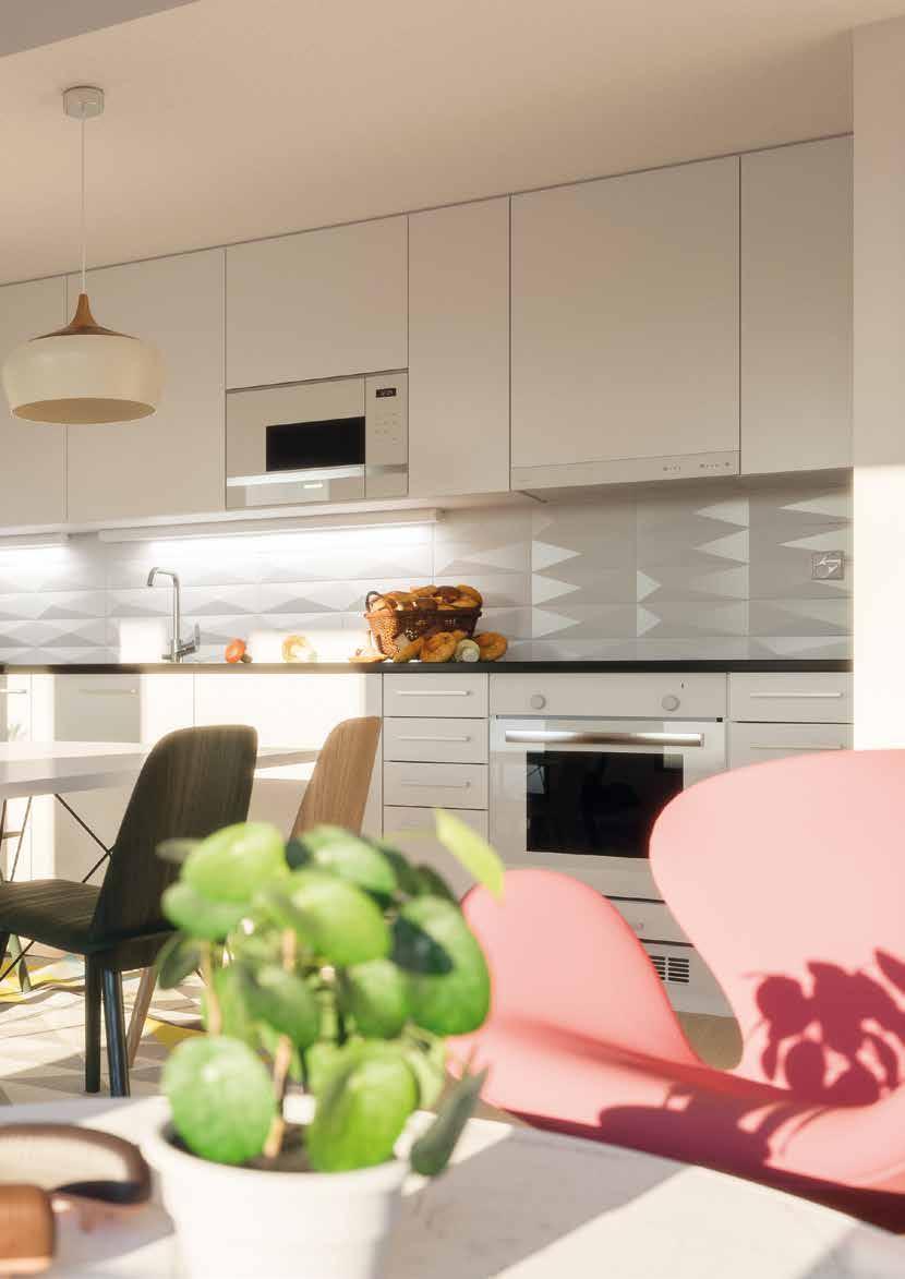 Luonnon lähellä, luontoa ajatellen Alustava visualisointi Fanny sijaitsee Kuninkaantammen pohjoisreunalla.