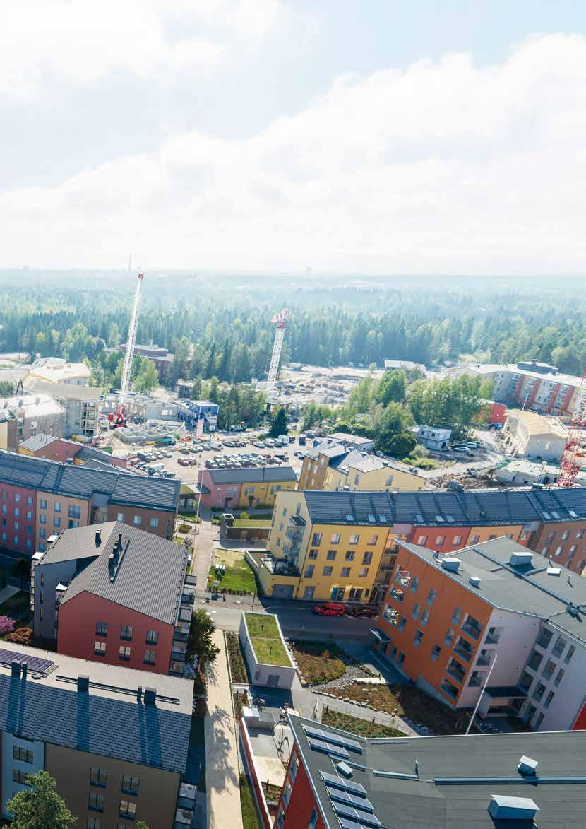 Tulevaisuuden asuinalue odottaa As. Oy Helsingin Fanny kohoaa kahden talon voimin vehreälle Kuninkaantammen asuinalueelle, luonnontilaan jätettävän puistikon viereen.