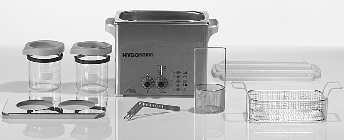4. Toimituksen laajuus Seuraavat tuotteet sisältyvät toimitukseen (poikkeukset mahdollisia maakohtaisten määräysten ja tuontiehtojen vuoksi): Hygosonic...6035-50 - Asennus- ja käyttöohjeet Hygosonic.