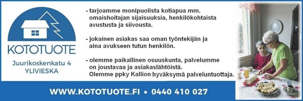 Ylivieskassa Suvannon