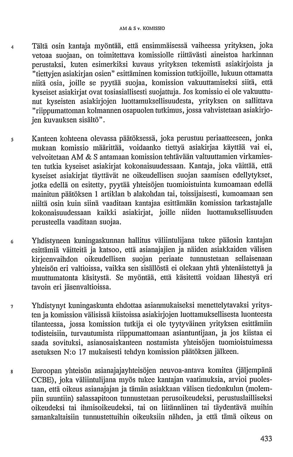 AM & S v.