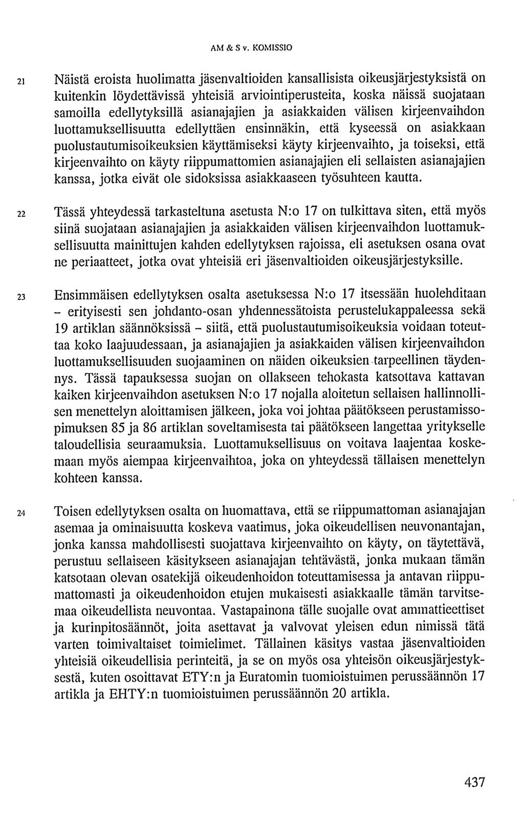 AM & S v.
