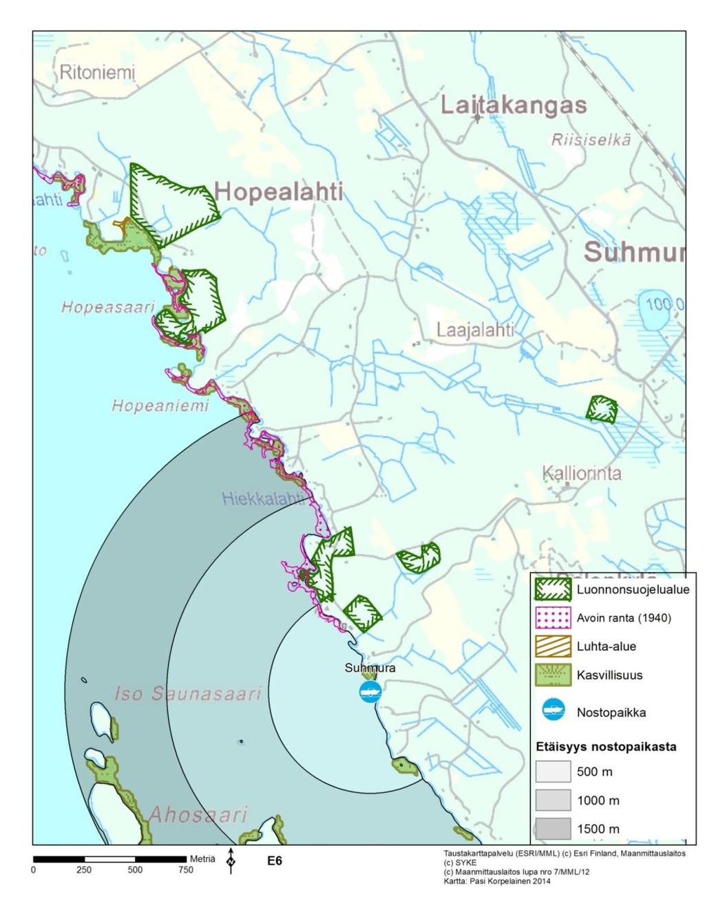HOITOSUOSITUS: Petrinlahden alueella rantakiinteistöjen omistajat voivat edelleen hoitaa laitureidensa ympäristöä halutessaan annettujen suositusten mukaisesti. Alueelle ei esitetä hoitotoimenpiteitä.