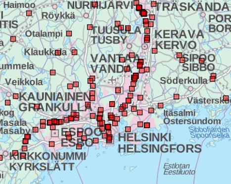 Kuolemaan johtaneet liikenneonnettomuudet Helsingin seudulla