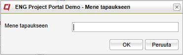 Valikkorivin toiminnot Lisää Tapaus luo uuden tapauksen. Paluu luetteloon vie takaisin tapausluetteloon.