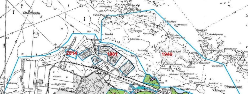 1.2 semakaaa Paakareissa ja niitä ympäröiällä ahkoluodon koillispuolisella