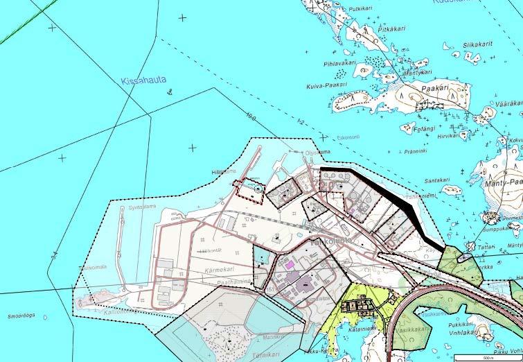 ottamatta osoitettu liikenne-, arao- ja satama-alueeksi.
