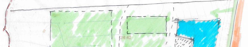 Kaavaselostus 29 (43) Kaavaluonnosvaihtoehto 2 (VE 2), koulun vaatimat tilavaraukset (Käsitellään vaihtoehto 1:stä poikkeavilta osin) Mansikkaniemen osalta Ouluntien pohjoispuolinen peltoalue säilyy
